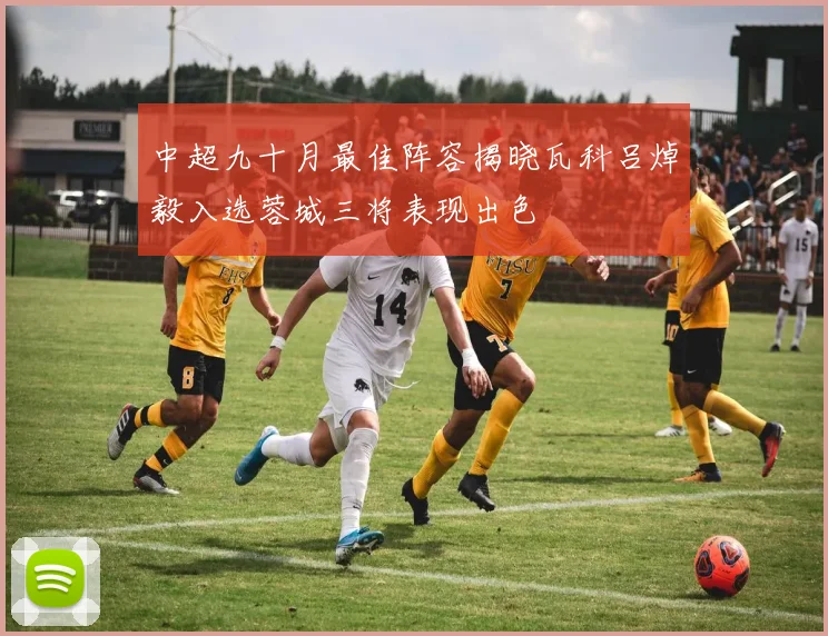 中超九十月最佳阵容揭晓瓦科吕焯毅入选蓉城三将表现出色